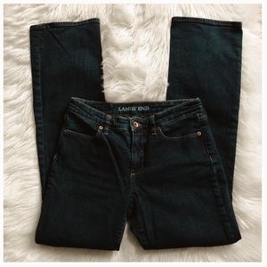 Women’s lands end boot cut leg jeans